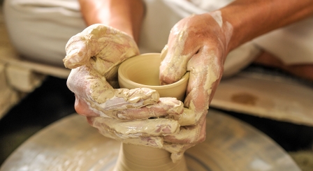 Mould, potter's wheel
