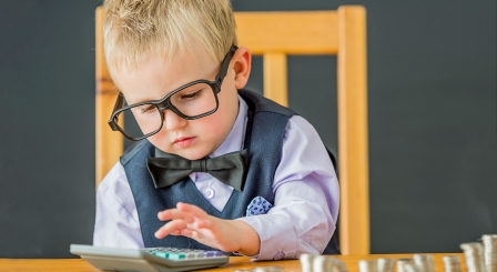 child calculator money
