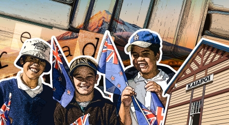 New Zealand school kids