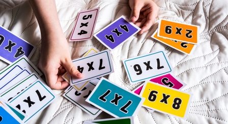 Times table cards