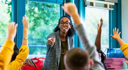 Black school teacher