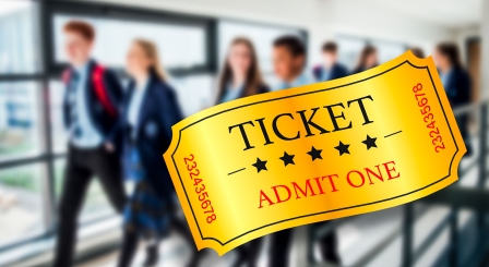Golden ticket for admissions