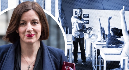 Education secretary Bridget Phillipson says recruiting more male teachers will help to tackle misogyny