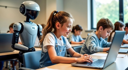 AI agent in classroom