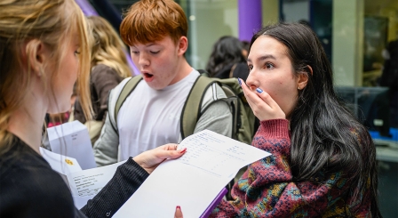 Students open GCSE results