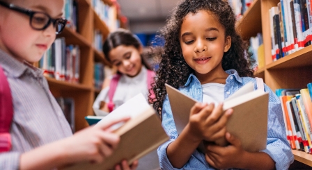 Reading Intervention girls reading books