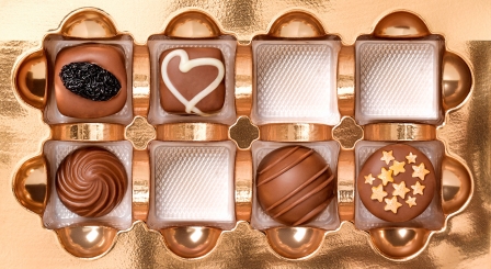 Unfilled secondary school chocolates