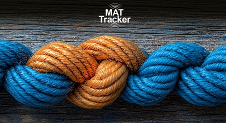 Mat Tracker logo with rope