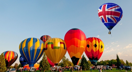 UK balloon flying high