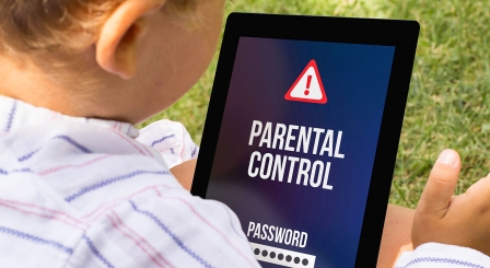 Children with device