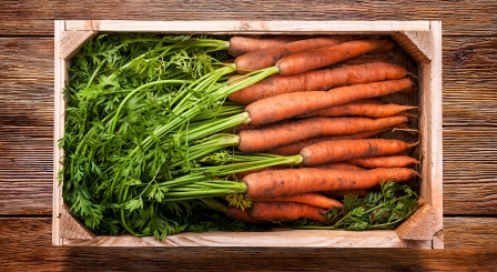 Box of carrots