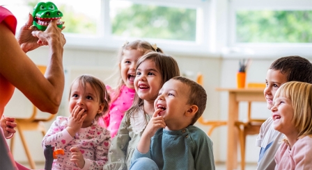 Children in a nursery school