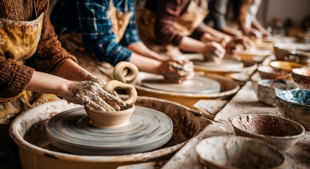 Pottery class