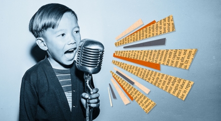 Chinese boy speaking