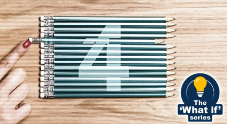 Lining up pencils
