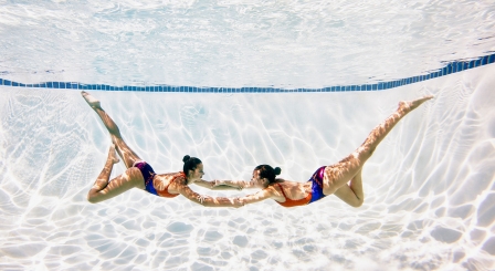 Synchronised swimmers