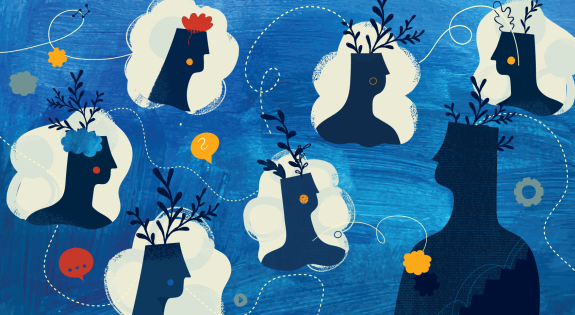 6 different idea bubbles