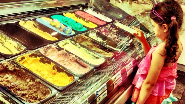 Choosing ice cream