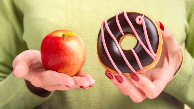 Apple doughnut