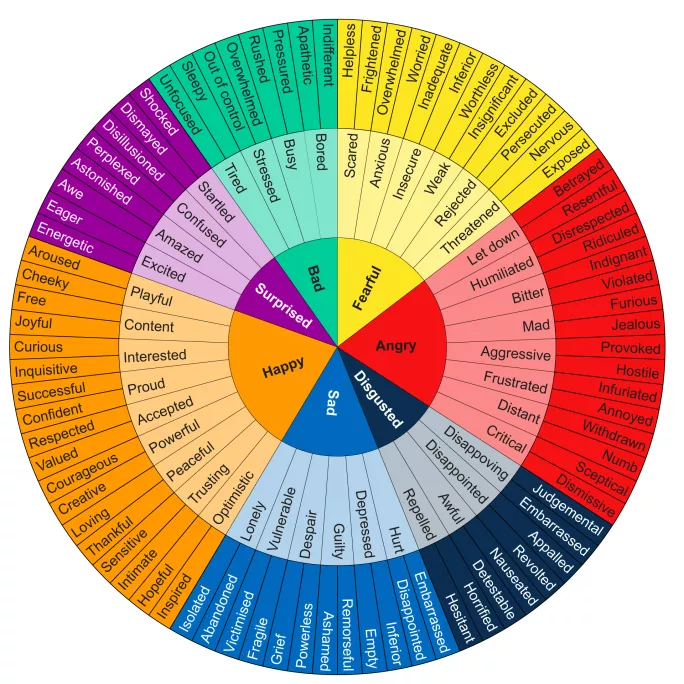 Emotional wheel