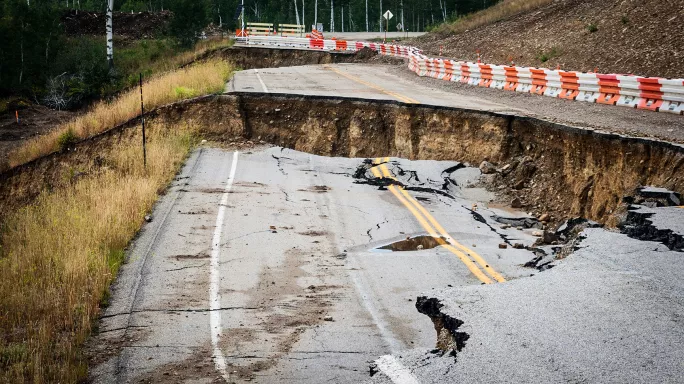 Blocked road