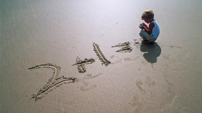 Sand writing sums