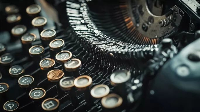 Typewriter keys 