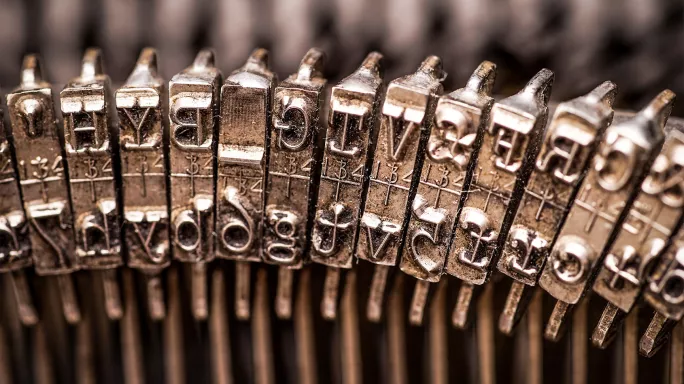 Typewriter keys