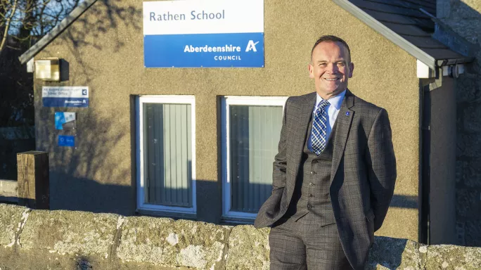 How do ADES president see the path ahead for Scottish education?