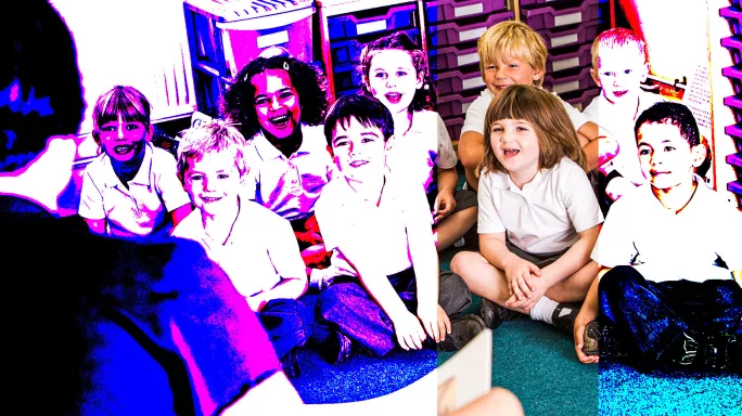 Children in classroom