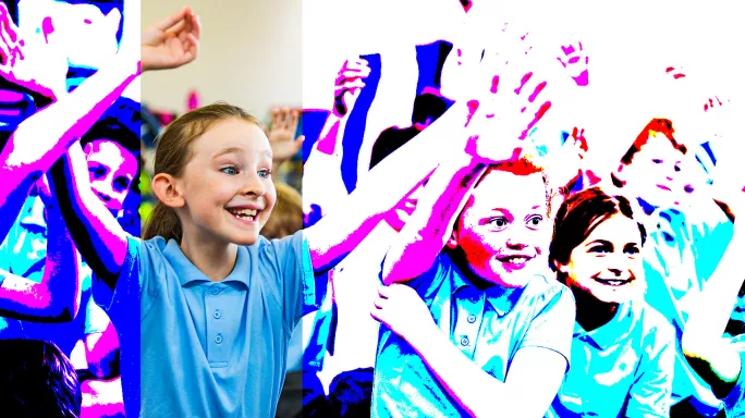 Children in classroom