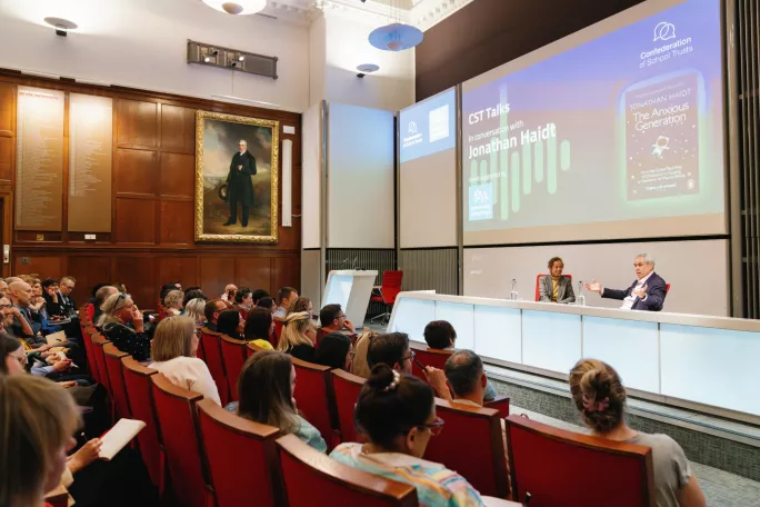 Author Jonathan Haidt talks to the Confederation of School Trusts