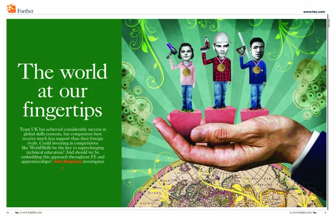 The world at our fingertips, Tes magazine, 16 November