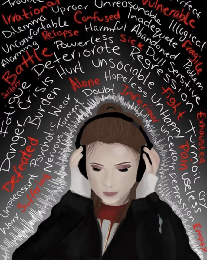 3 Amy Cole, 'Peace with Anxiety' - UAL Level 3 Extended Diploma in Art and Design, City of Wolverhampton College