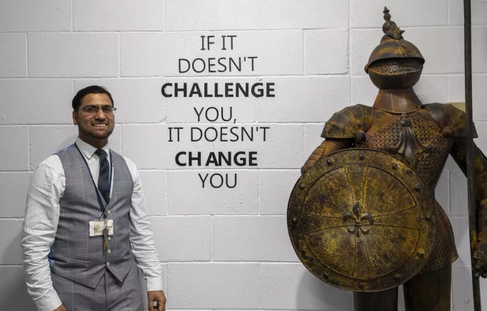 Naveed Idrees, 2019 headteacher of the year.