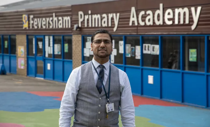 Naveed Idrees, 2019 headteacher of the year.