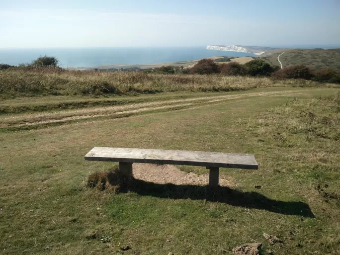 Bench overlooking the sea