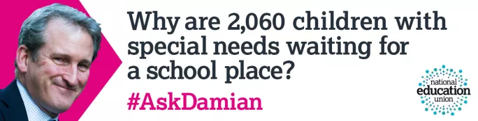 Whay are 2060 special needs children waiting fro a school place?