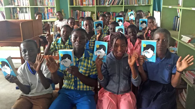 Reading Spots international literacy charity in Ghana