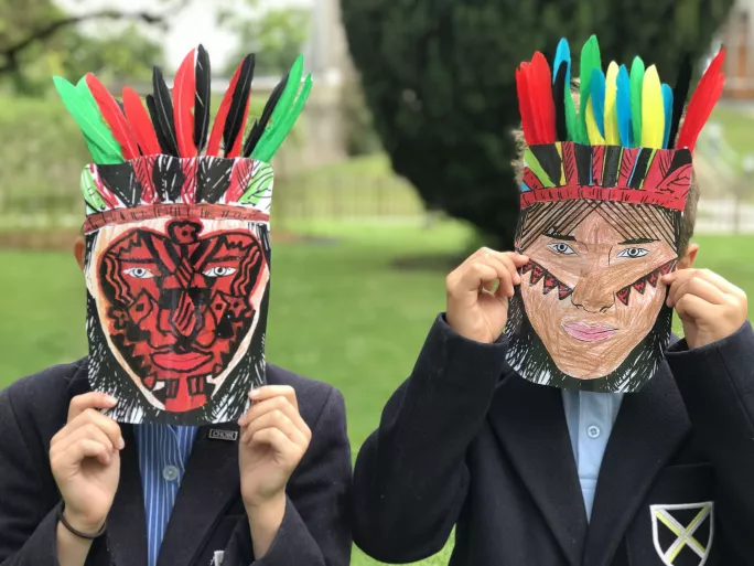 Tribal masks Last Chance to Paint