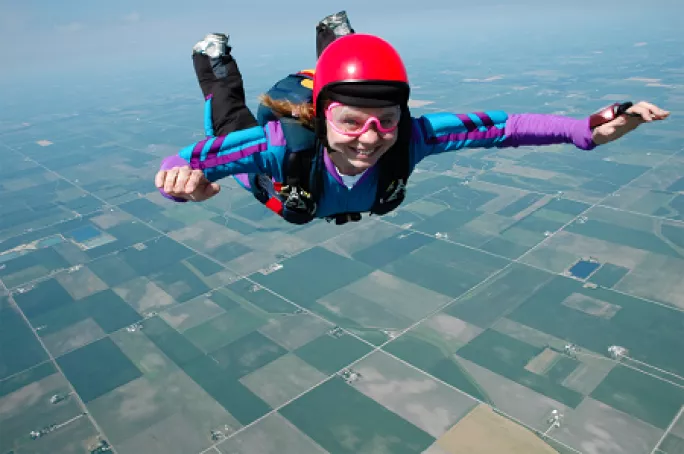 picture of skydiver