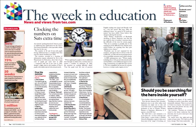 Tes magazine: The Week in Education