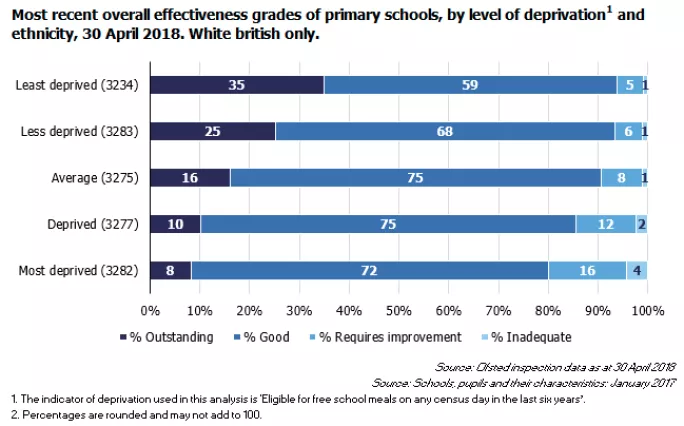 Primary schools white British