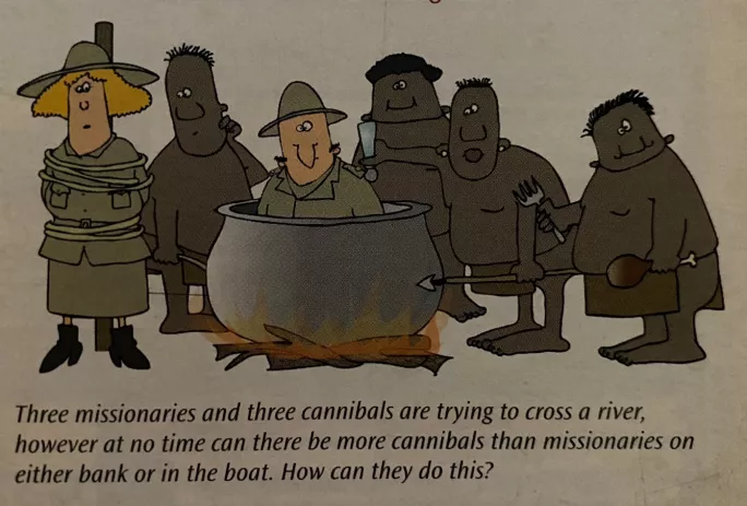 Racist image which appeared in an AQA approved textbook.