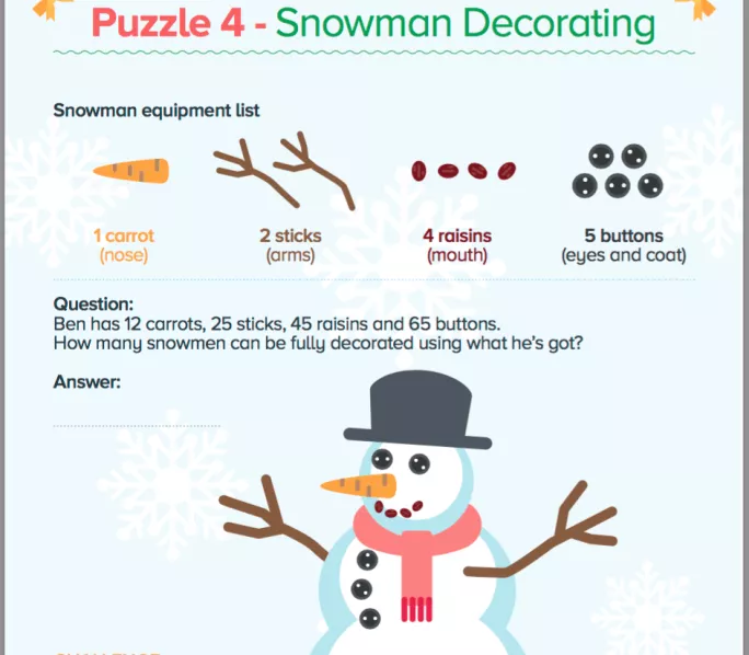 snowman puzzle
