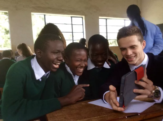 Students in Tanzania