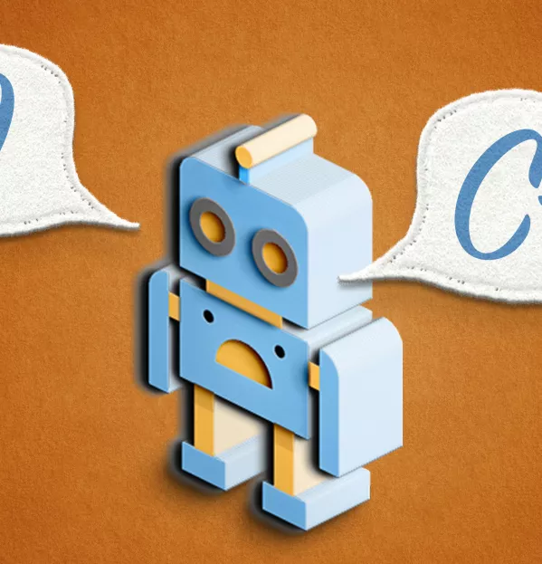 Chatbot marking robot