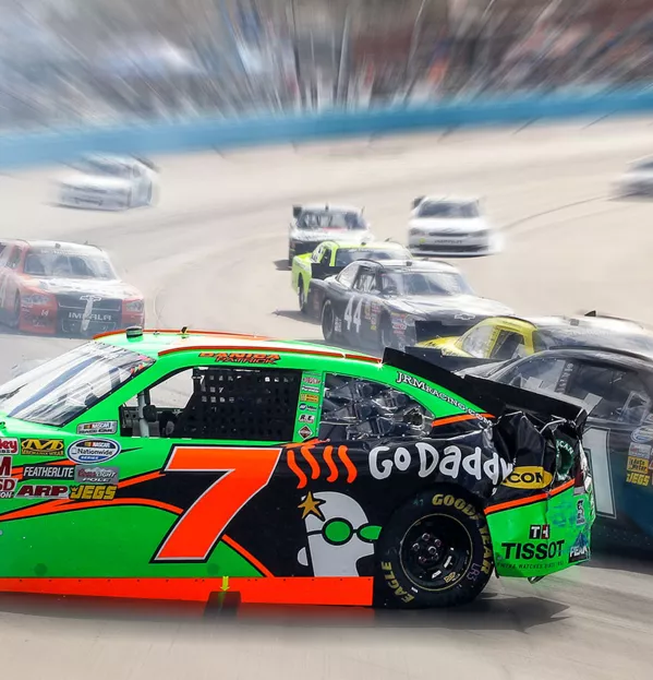 Nascar losing control