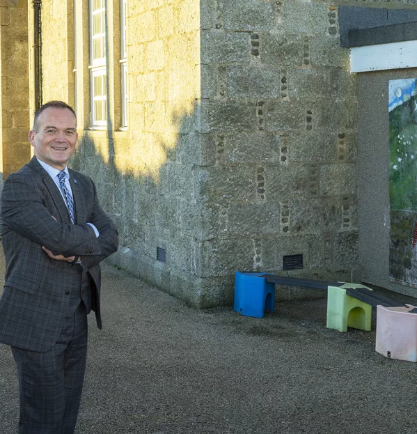 How do ADES president see the path ahead for Scottish education?