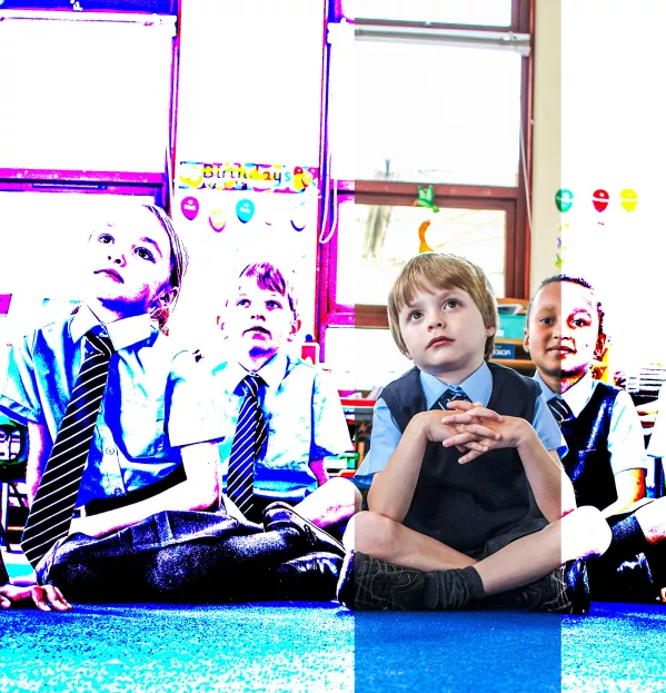 Children in classroom